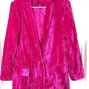 Buddy Love crushed velvet blazer